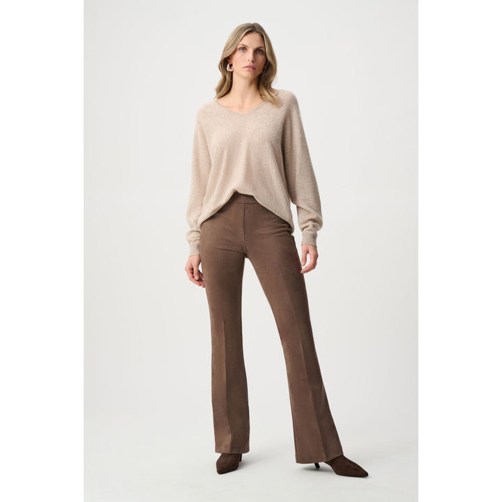 Cashmere Boxy Sweater With Rhinestone Detail