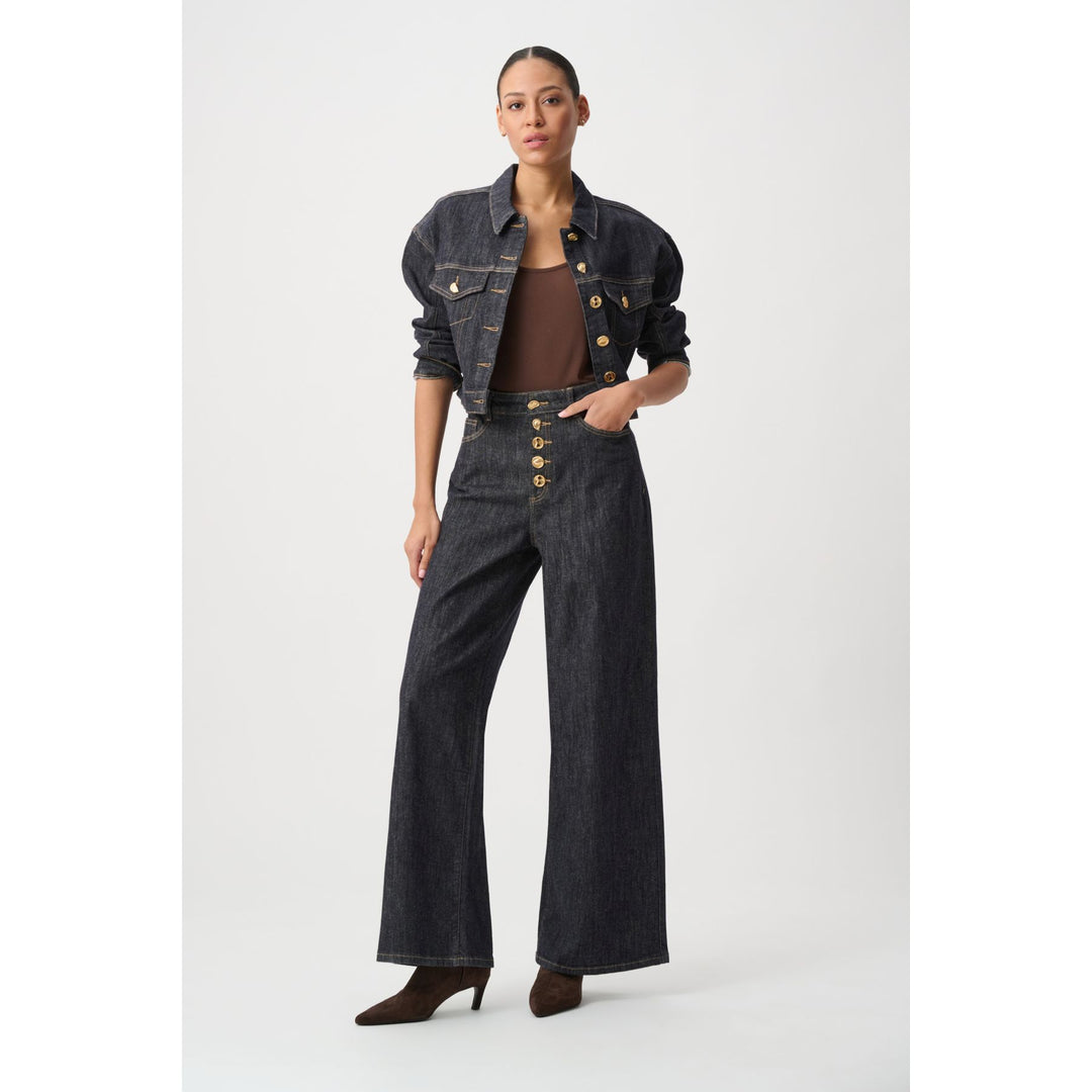Statement High-Rise Palazzo Jeans