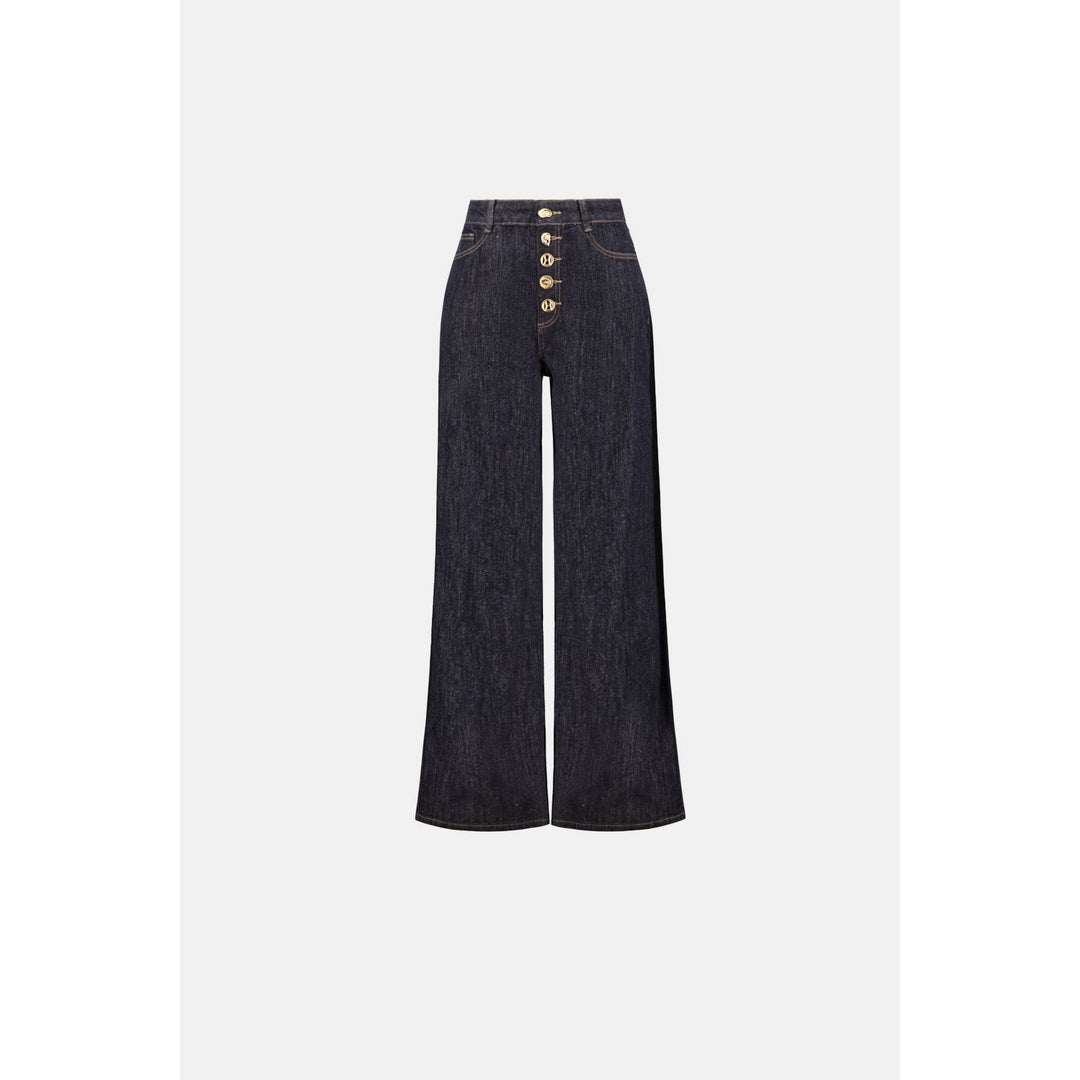 Statement High-Rise Palazzo Jeans