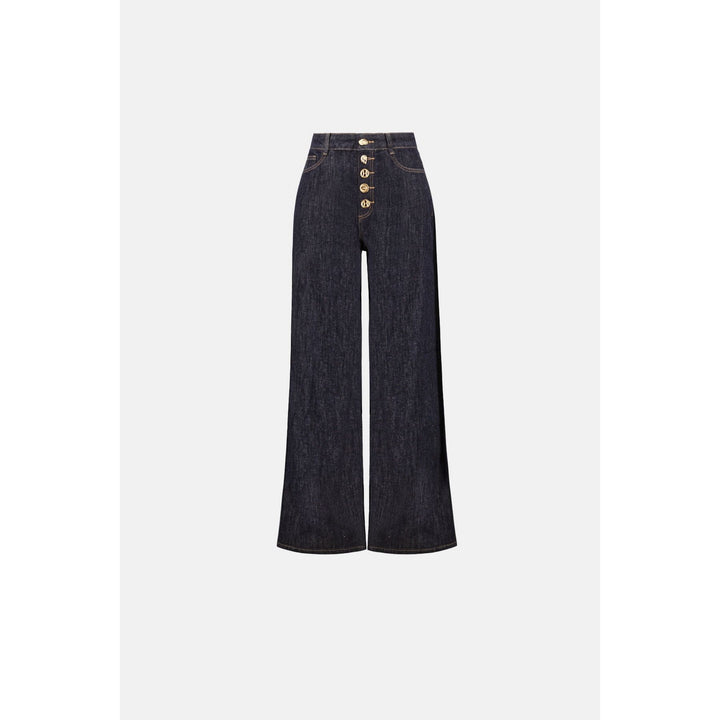 Statement High-Rise Palazzo Jeans