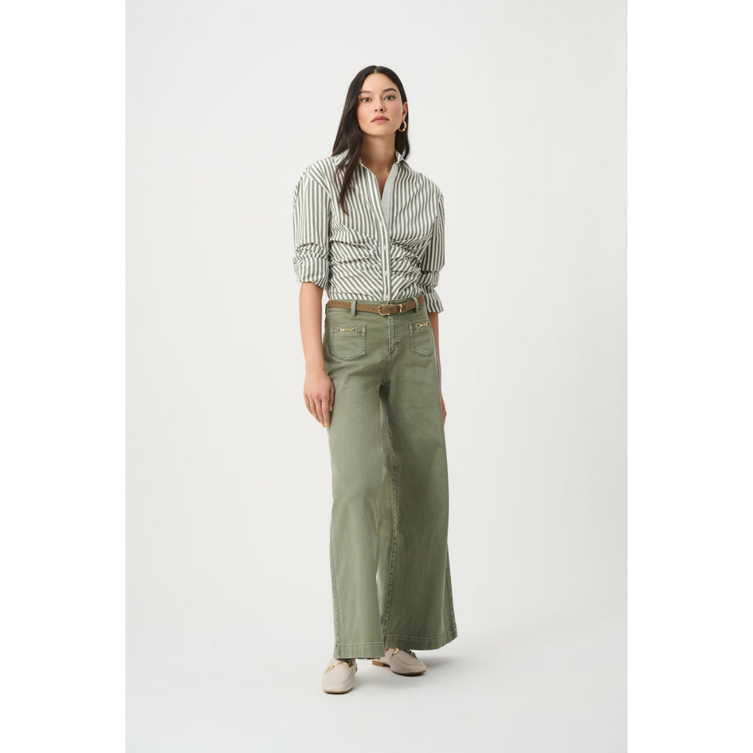 Featherweave Denim Palazzo Jeans