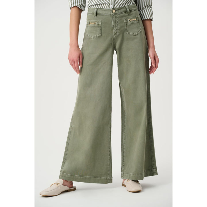 Featherweave Denim Palazzo Jeans