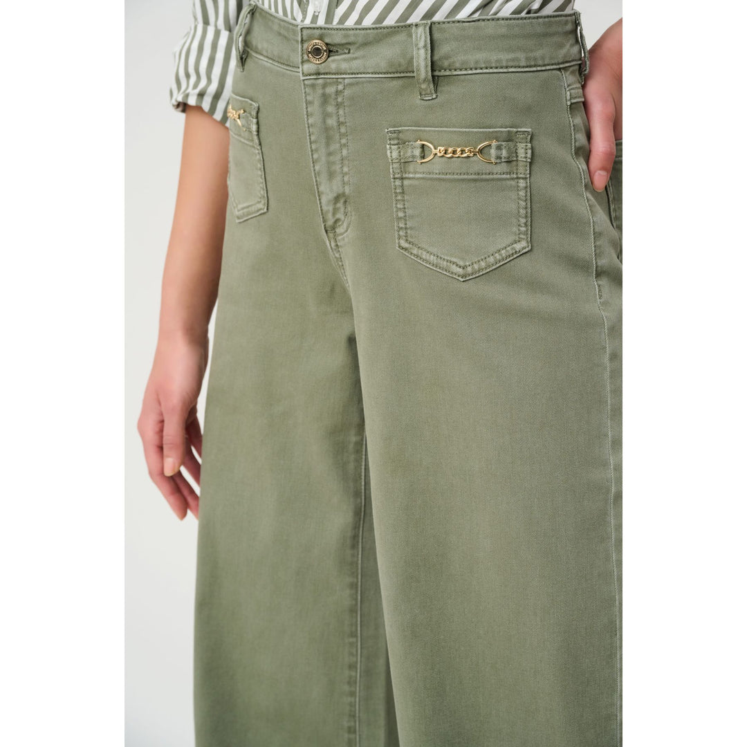 Featherweave Denim Palazzo Jeans