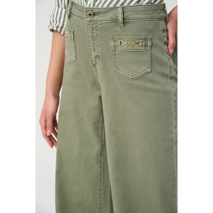 Featherweave Denim Palazzo Jeans