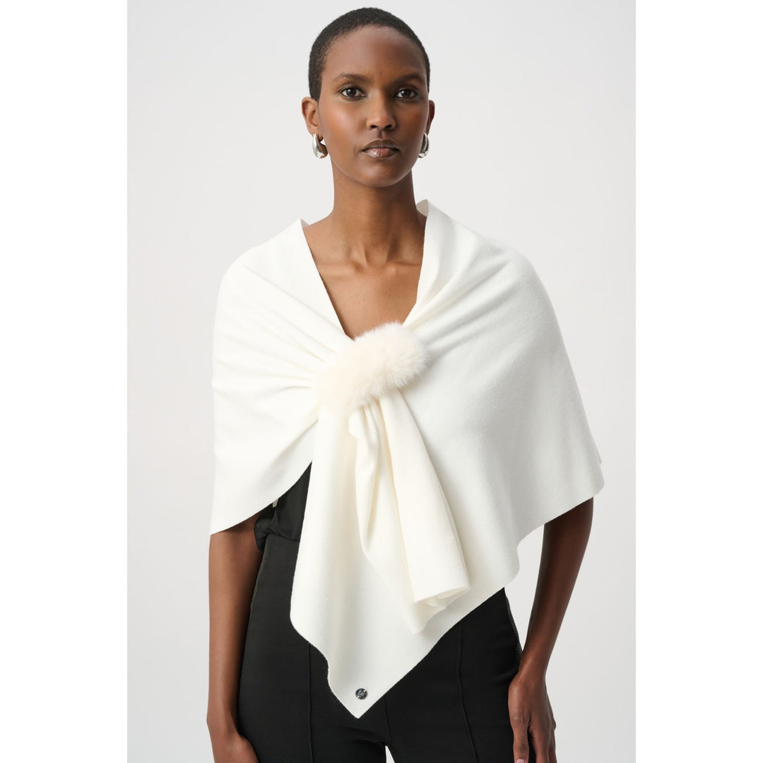 Faux Fur Draped Cover Up