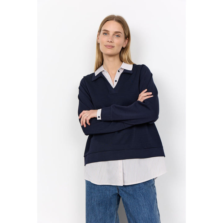Banu Layered Collar Sweater
