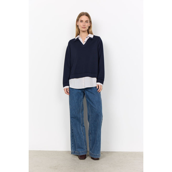 Banu Layered Collar Sweater