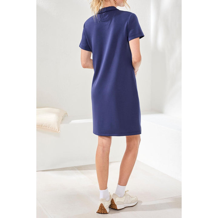 Techno Lux Scuba Short Sleeve Polo Dress
