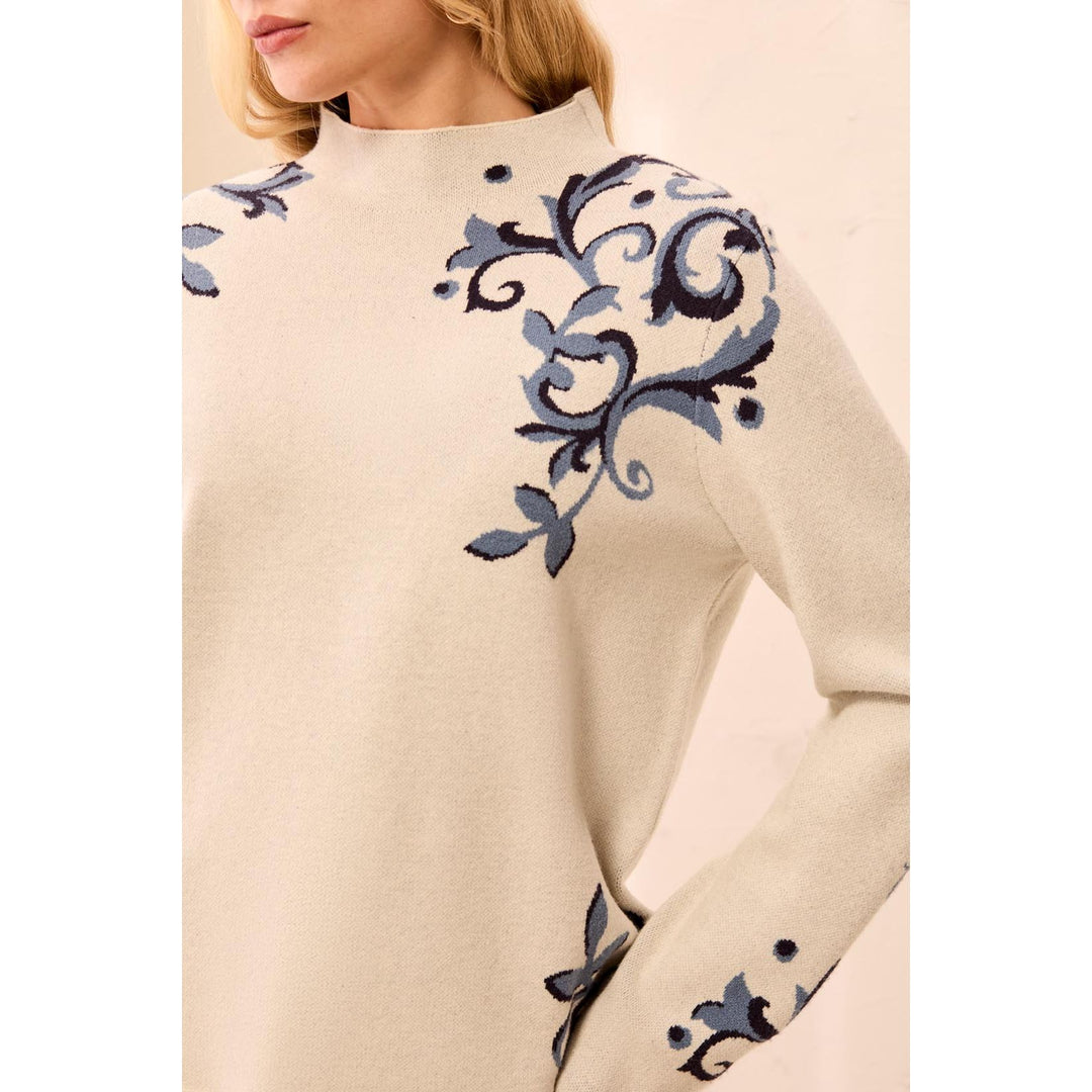 L/S Funnel Neck Sweater
