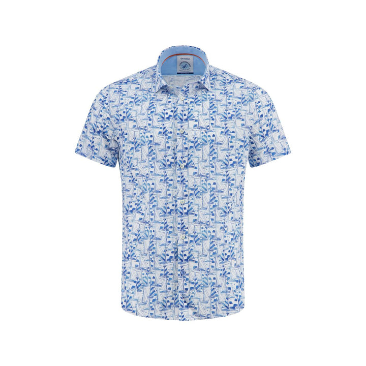 Men's S/S Shirt - Sailing Boats