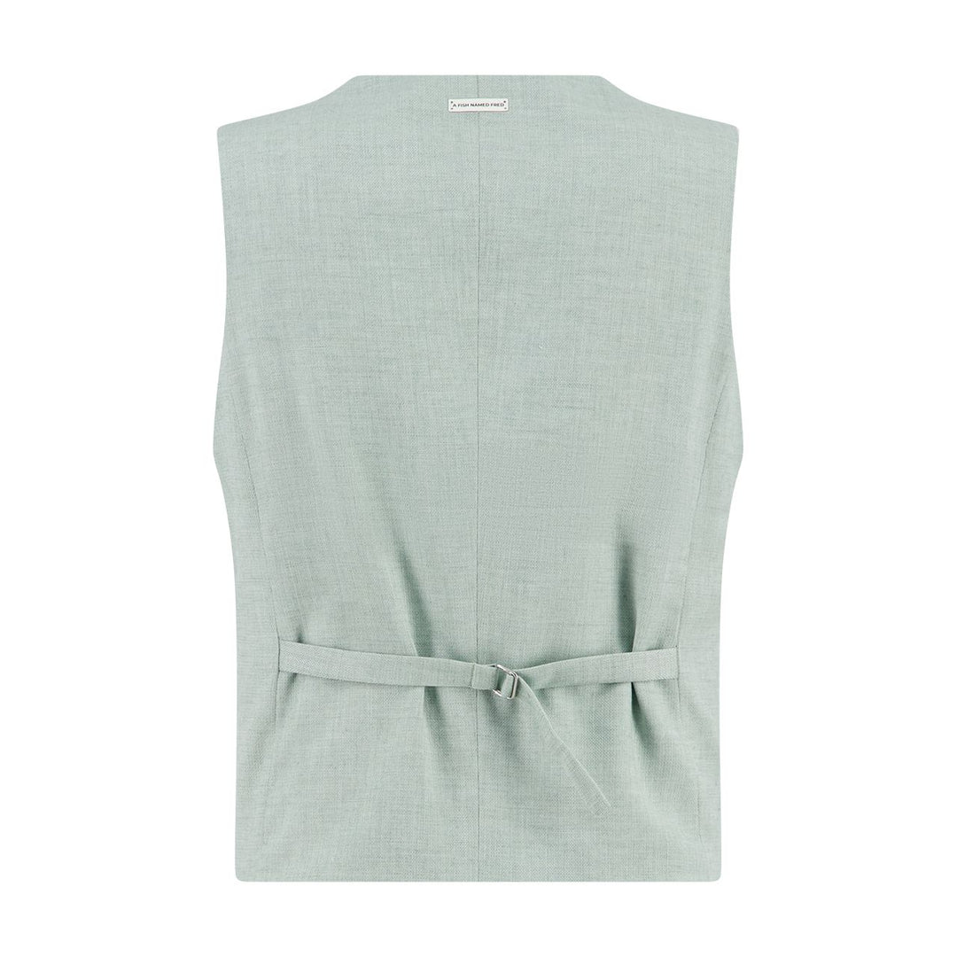 Men's Linen Look Vest