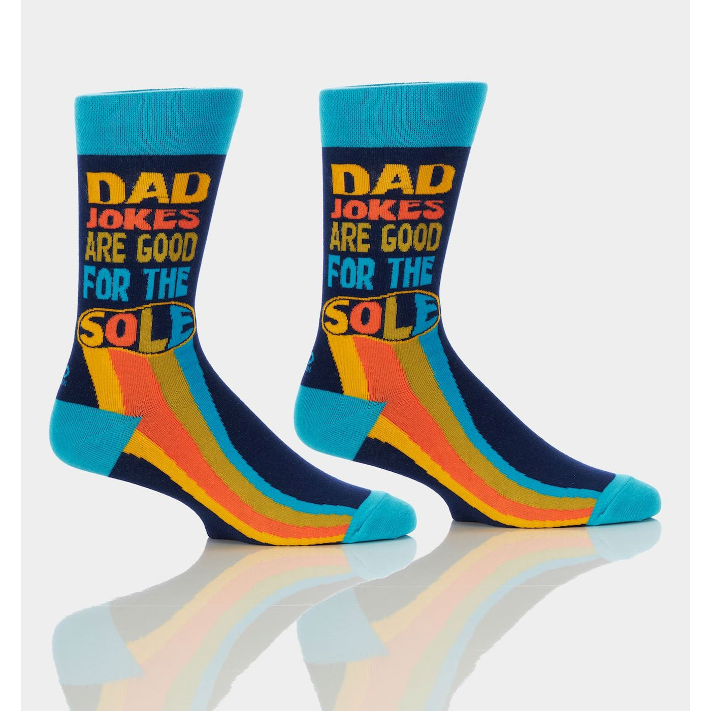 Men's Crew Sock, Dad Jokes Are Good For The Sole