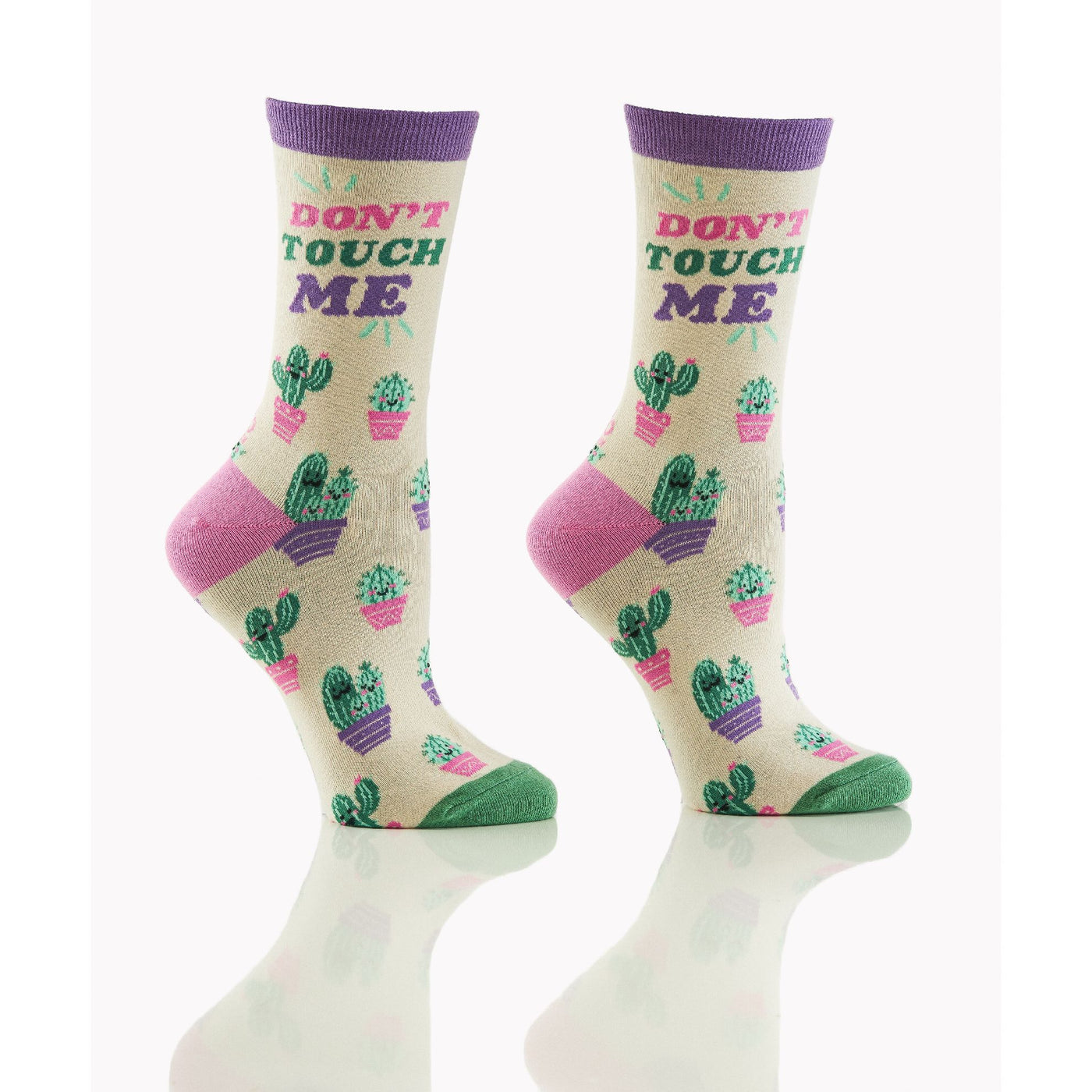 Women's Crew Sock, Don't Touch Me