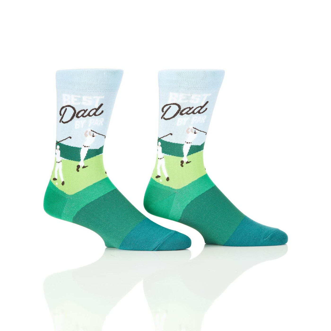 Men's Crew Sock, Best Dad By Par