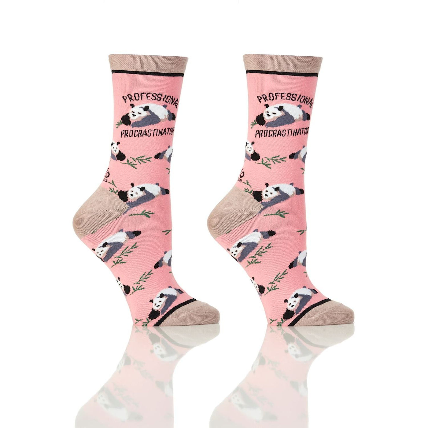 Women's Crew Sock, Professional Procrastinator