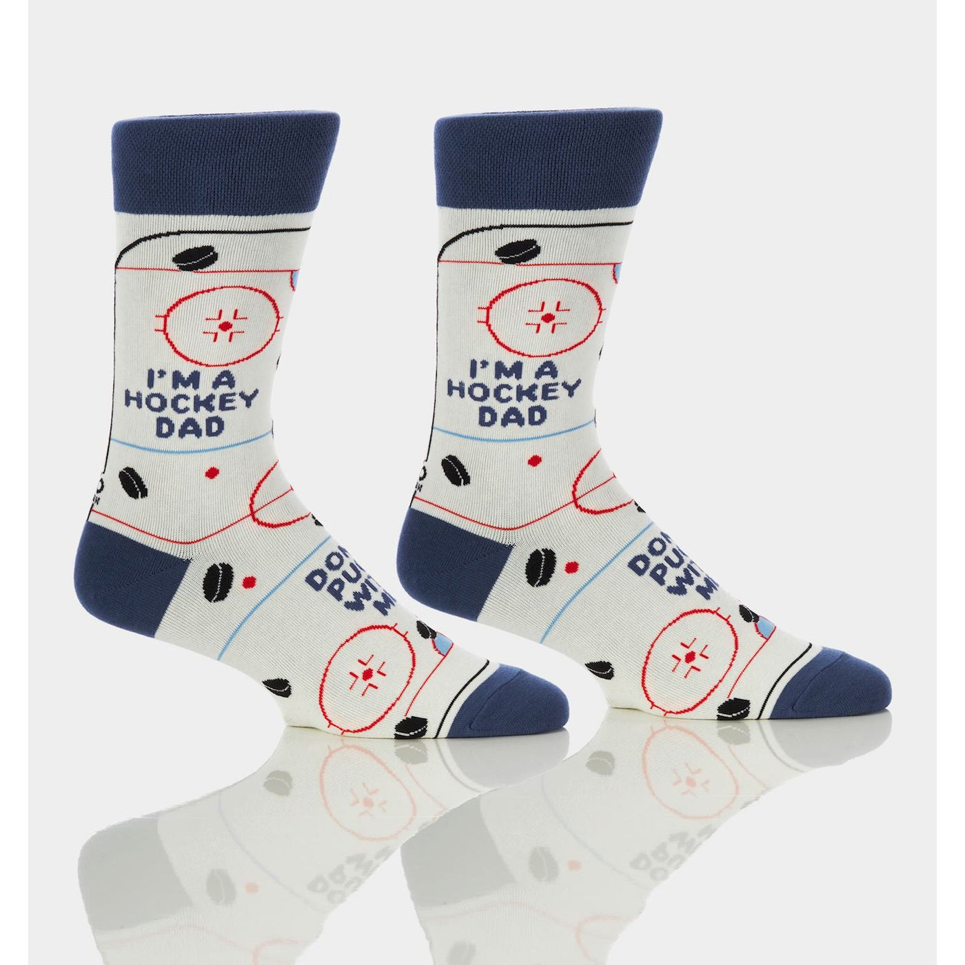 Chaussettes mi-mollet pour hommes, papa de hockey