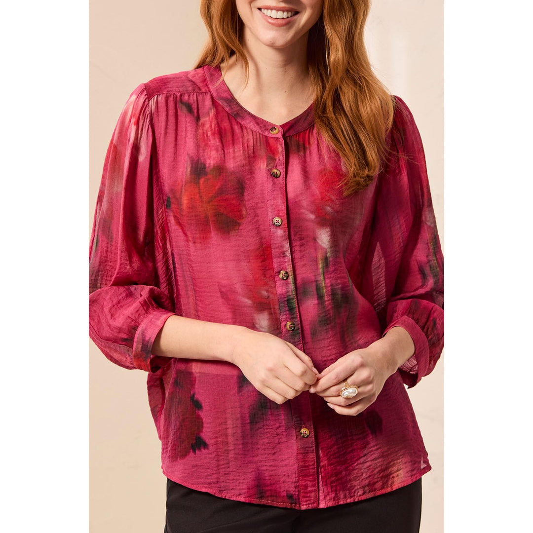 Flowy Dolman Sleeve Blouse