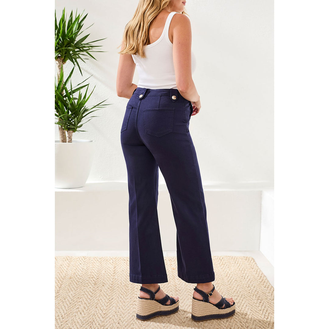 Brooke Hugging Marine Palazzo Jean