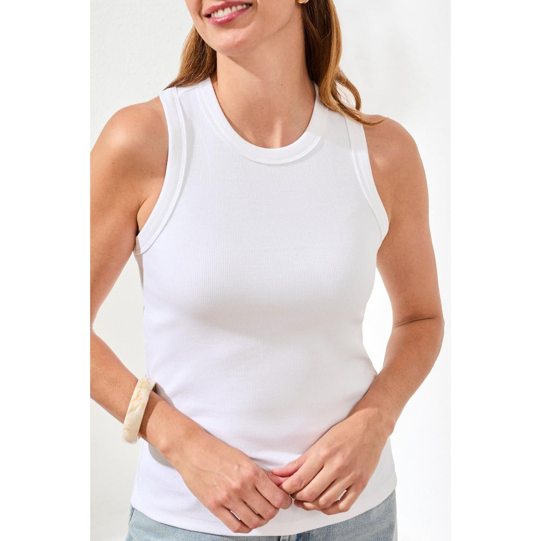 Racer Back Baby Rib Tank Top