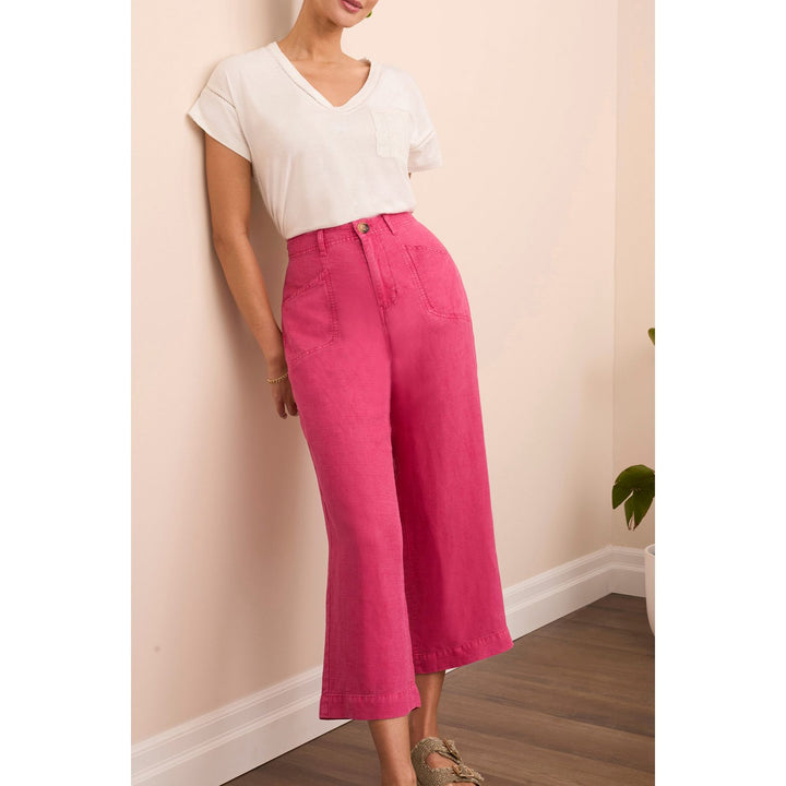 Pantalon large court Brooke