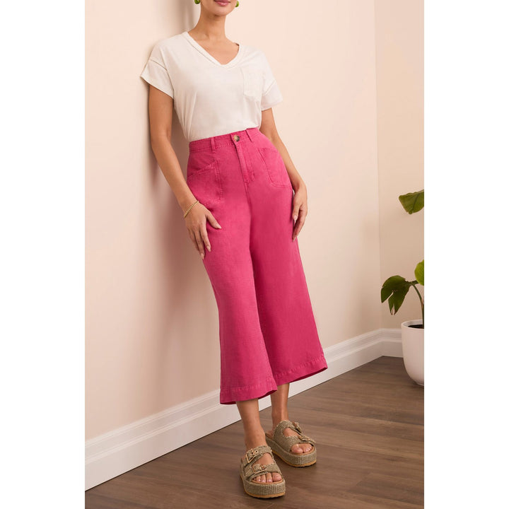 Pantalon large court Brooke