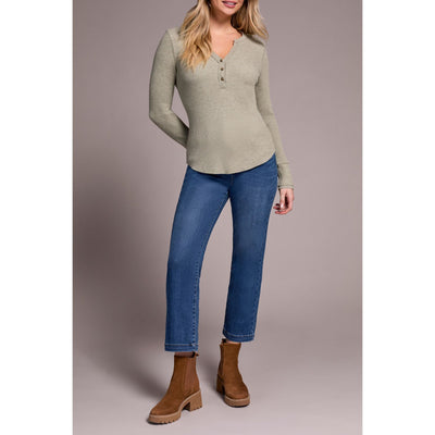 Haut Henley avec boutons