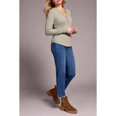 Haut Henley avec boutons