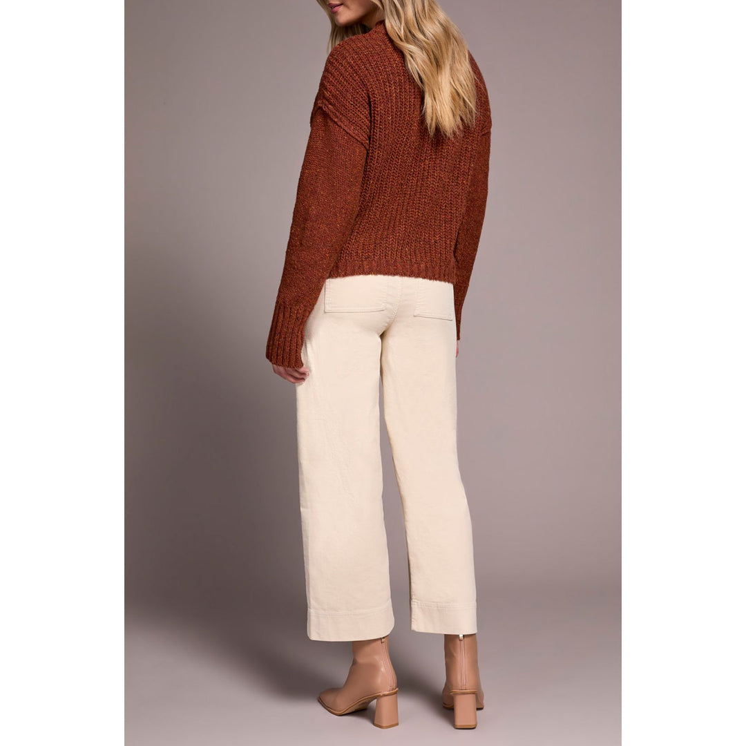 Crew Neck Sweater w/ Drop Shoulder