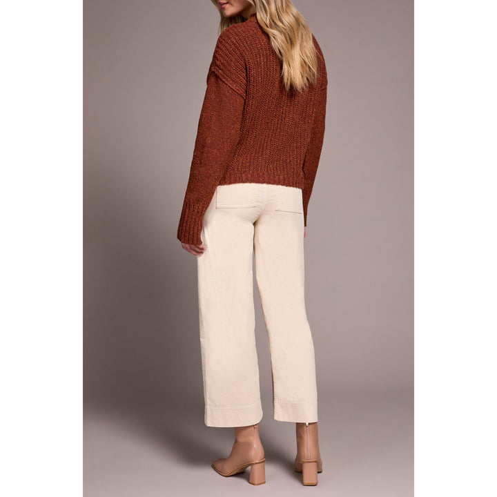 Crew Neck Sweater w/ Drop Shoulder