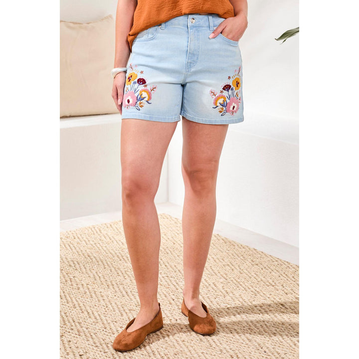 Pantalón corto Audrey Girlfriend con bordado
