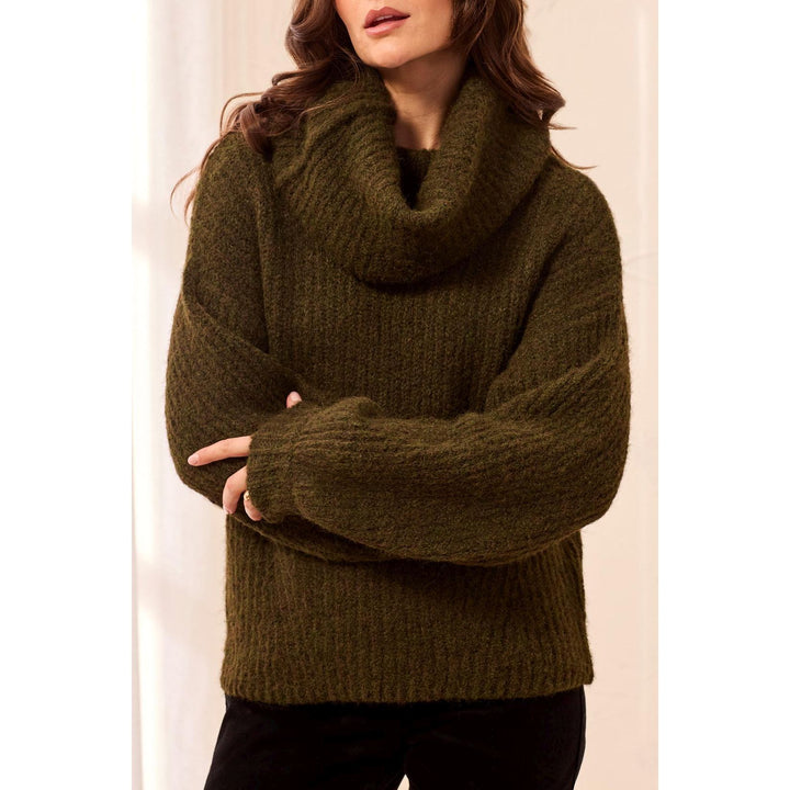 Drama Funnel Neck Sweater