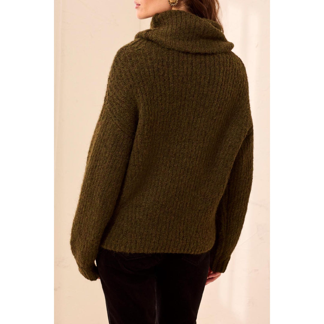 Drama Funnel Neck Sweater