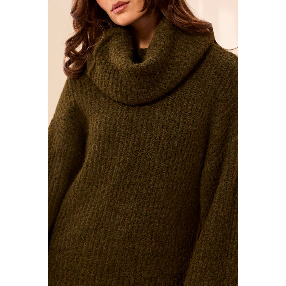 Drama Funnel Neck Sweater