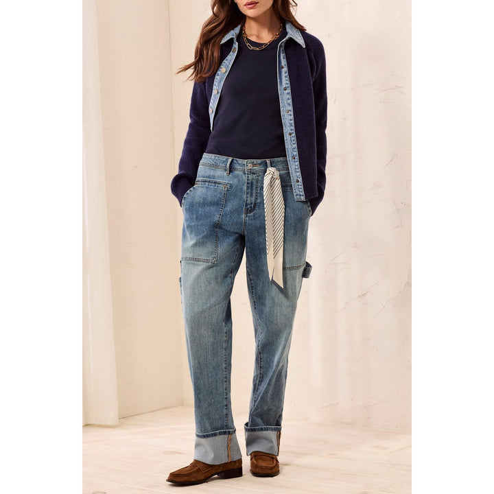 Audrey Carpenter Jean w/ Removable Scarf