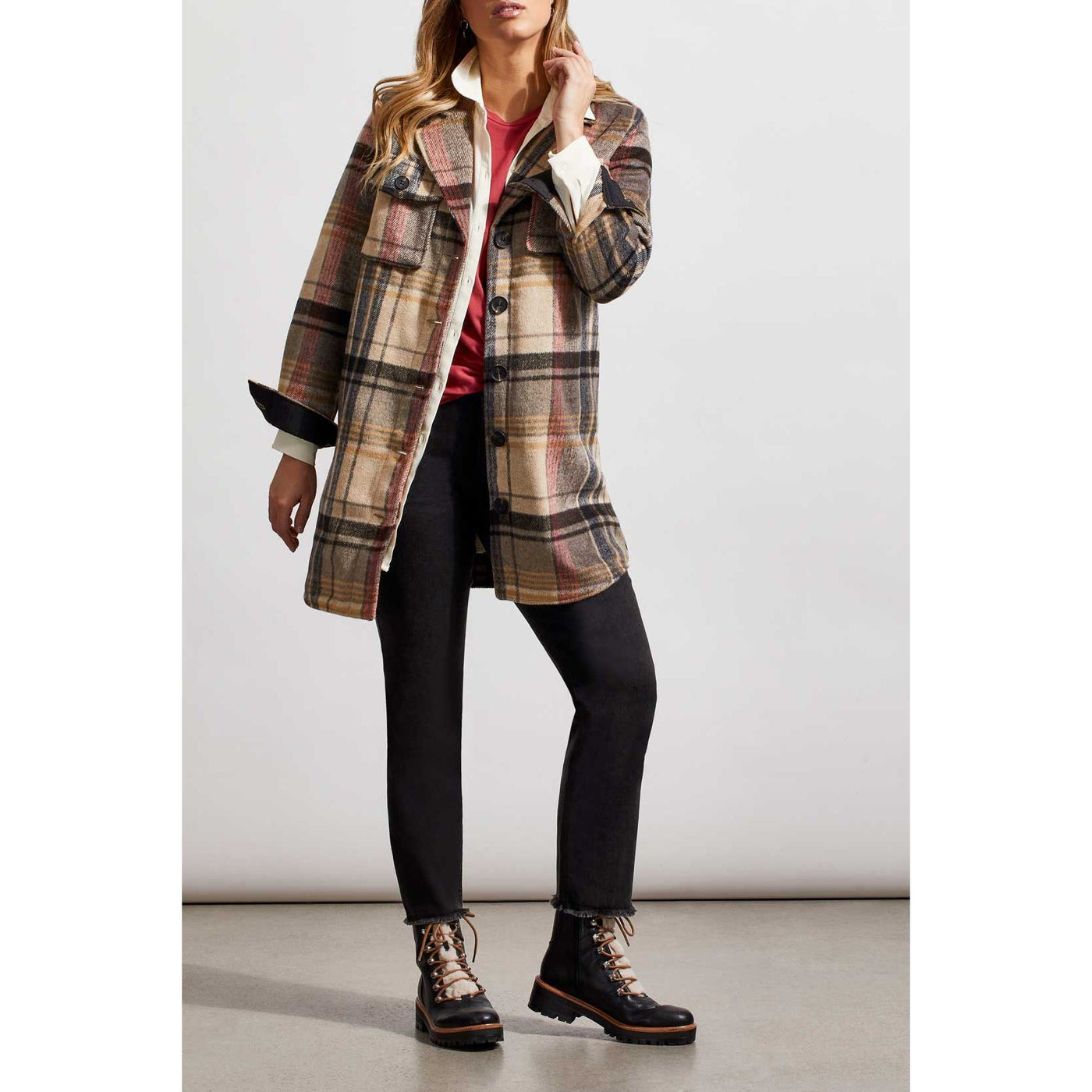 Veste avec col cranté