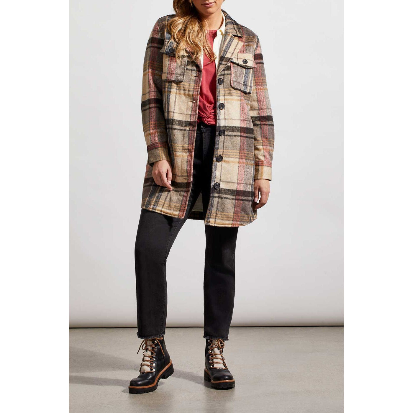 Veste avec col cranté