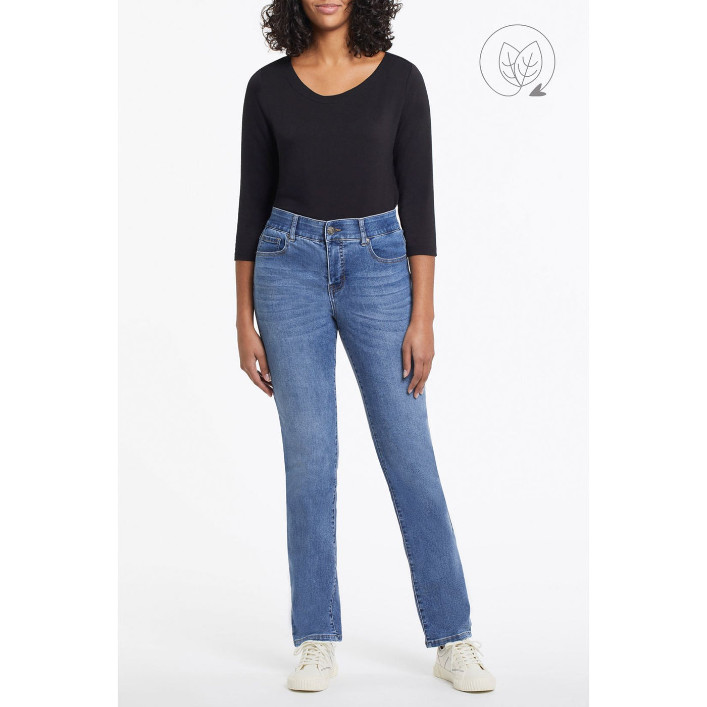 Petite Sophia Curvy Straight Leg Jean