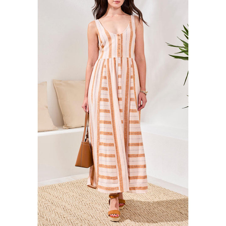 Bra-Friendly Maxi Dress w/ Sash