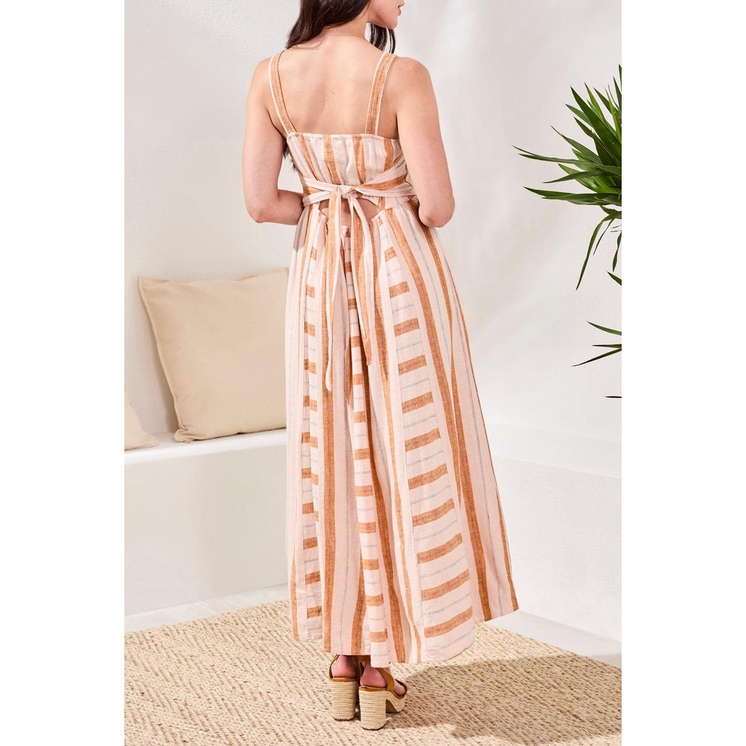 Bra-Friendly Maxi Dress w/ Sash