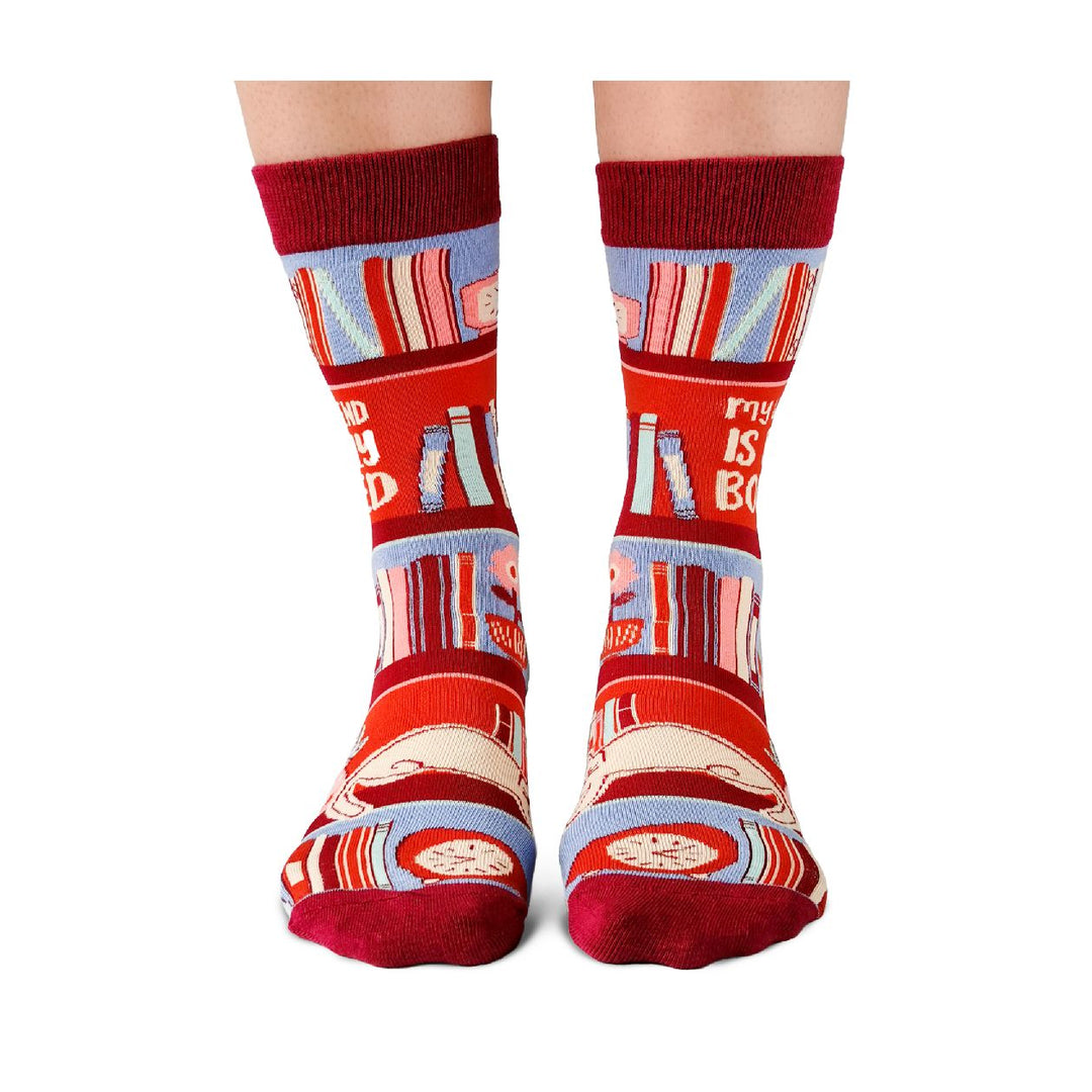 Chaussette femme - Rat de bibliothèque