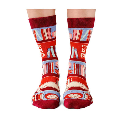 Women's Sock - Bookworm