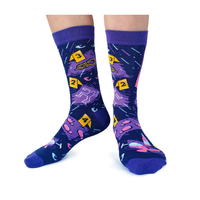Women's Sock - Cats, Wine and Crime