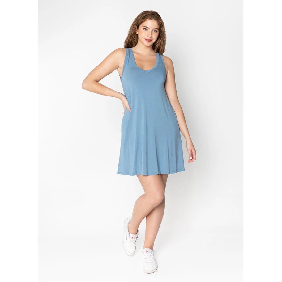 Bamboo V-neck Dress