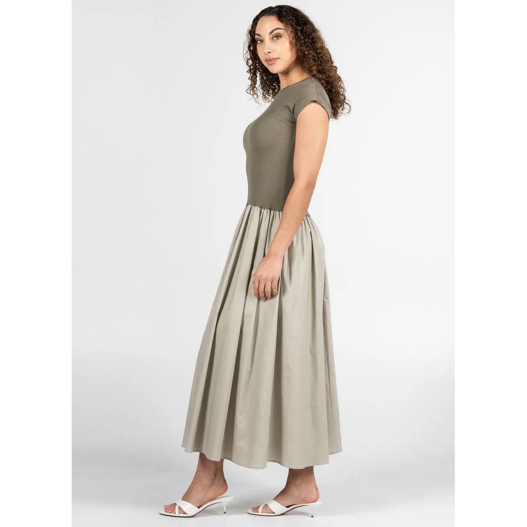 Cap Sleeve Maxi Dress