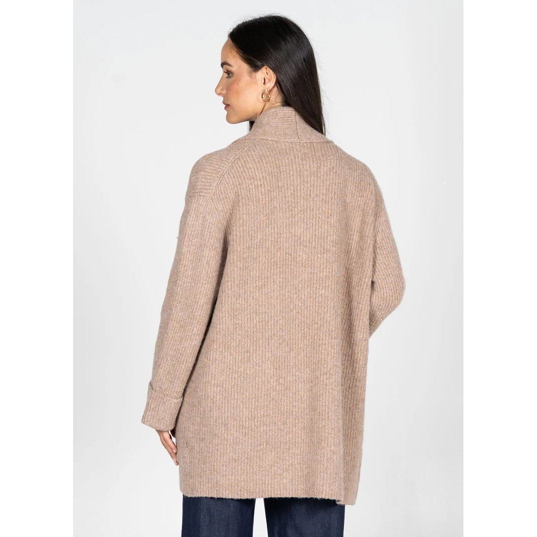 Oversized Open Cardigan