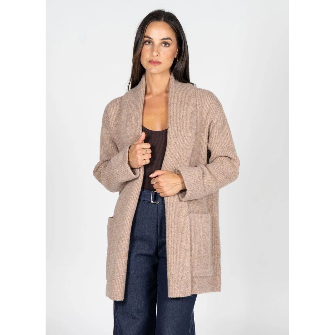Oversized Open Cardigan