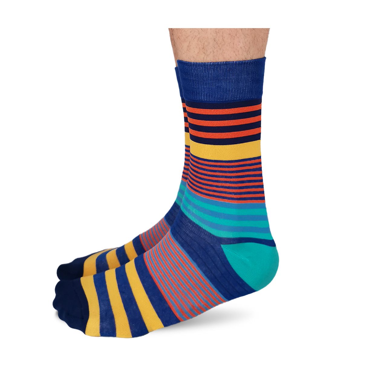 Men's Sock - Colour Bands