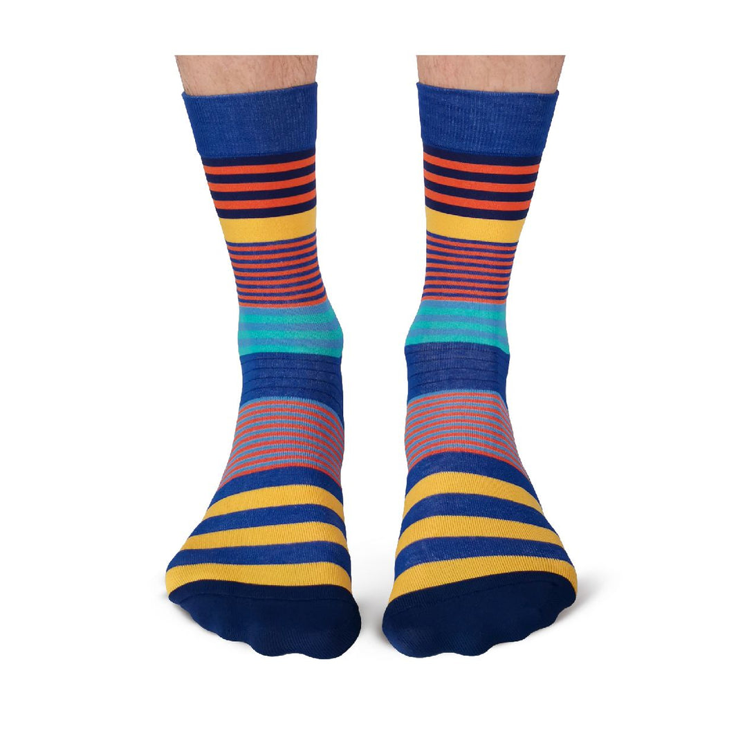 Men's Sock - Colour Bands