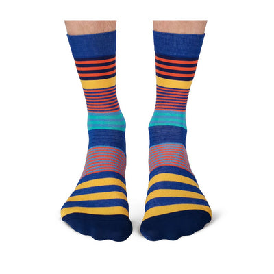 Men's Sock - Colour Bands