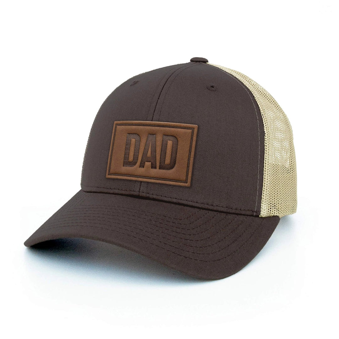 Leather Patch Hat - Dad